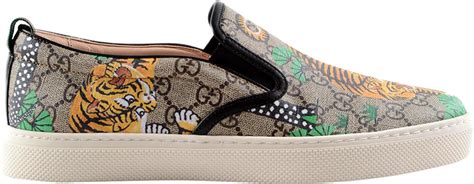 gucci dublin slip on tiger|gucci bengal tiger goat.